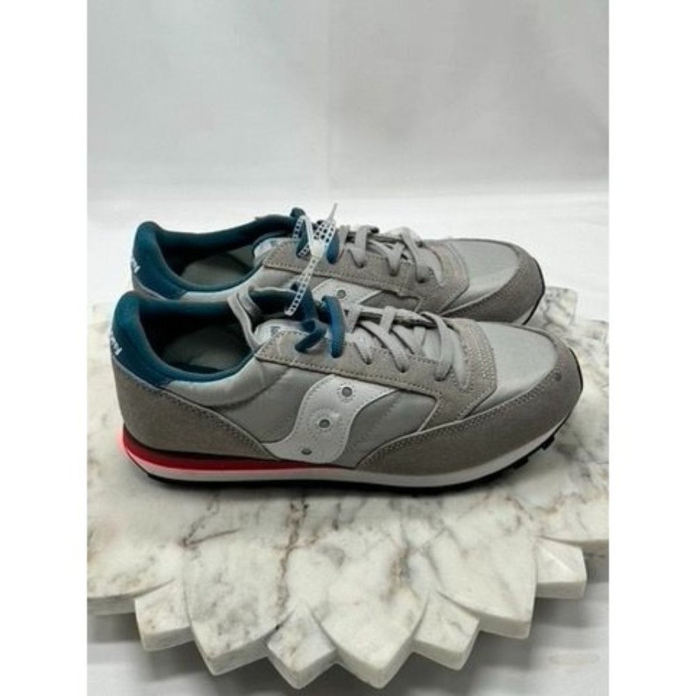 Saucony Jazz Original Men's Sz 7M Casual Lace Up Retro Sneakers In Light Grey